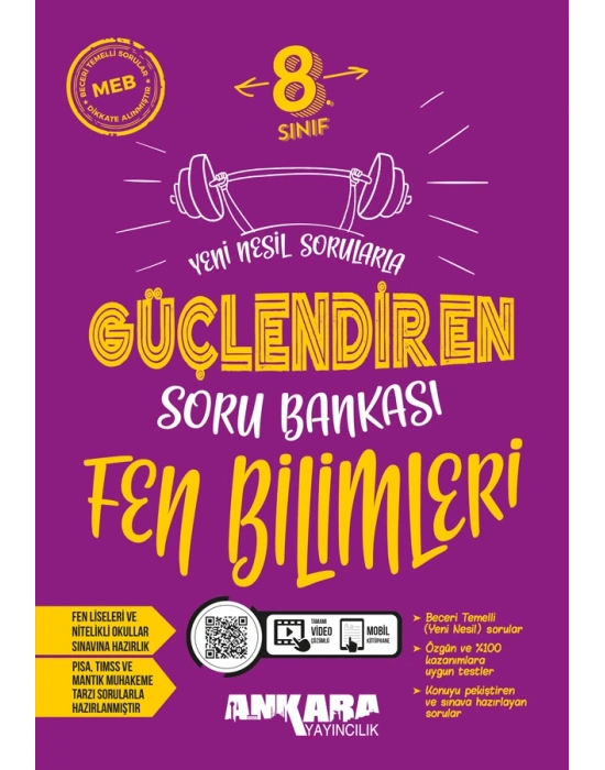 ANKARA YAYINCILIK 8. Sınıf Fen Bilimleri Güçlendiren Soru Bankası