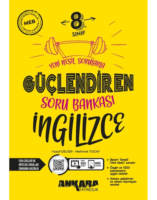 ANKARA YAYINCILIK 8. Sınıf İngilizce Güçlendiren Soru Bankası