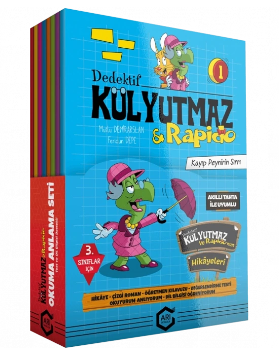 ARI YAYINLARI 3. Sınıf Dedektif Külyutmaz ve Rapido Okuma Anlama Seti