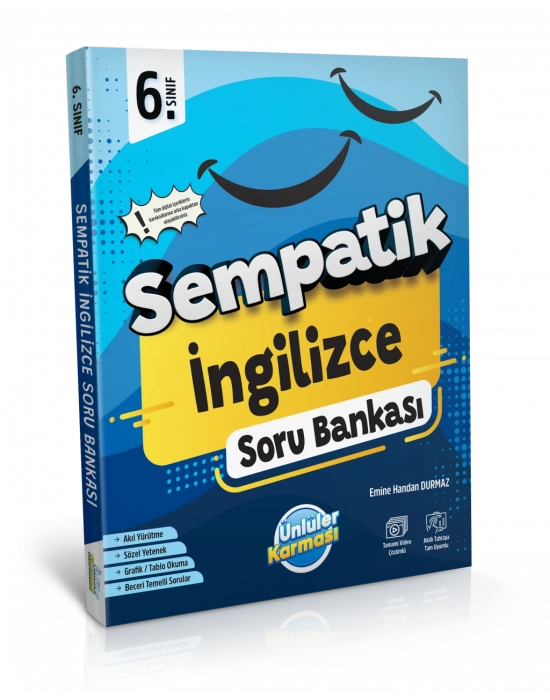 ÜNLÜLER KARMASI Sempatik 6. Sınıf İngilizce Soru Bankası