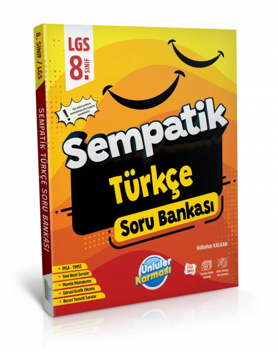 ÜNLÜLER KARMASI Sempatik 8. Sınıf Türkçe Soru Bankası