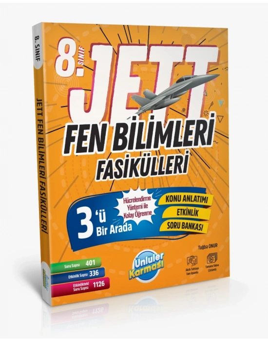 ÜNLÜLER KARMASI 8. sınıf Jett Fen Bilimleri Fasikülleri