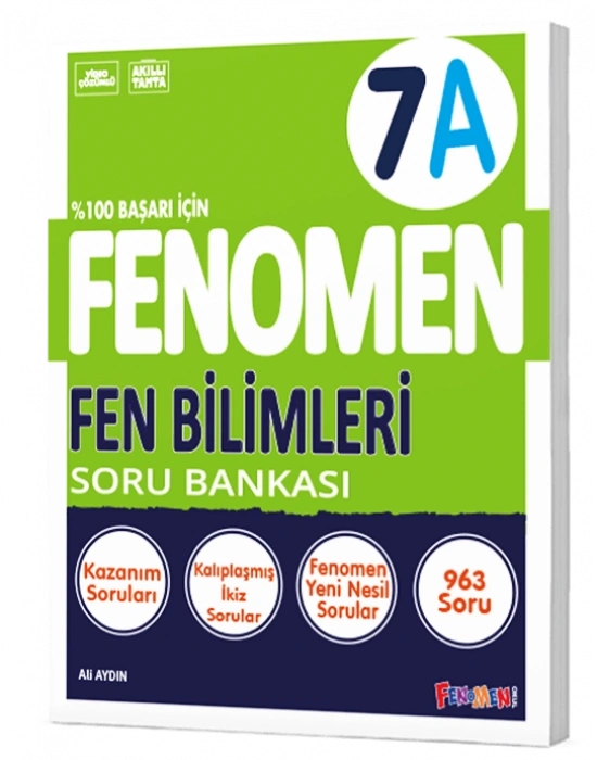 FENOMEN YAYINLARI 7 Fen Bilimleri A Soru Bankası