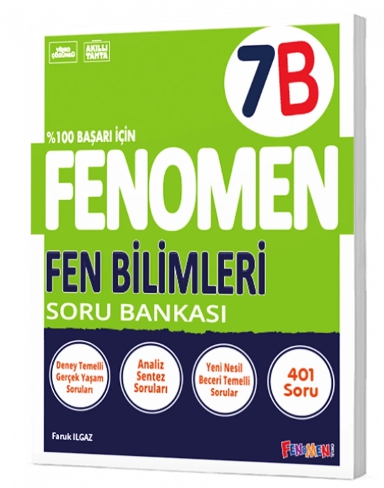 FENOMEN YAYINLARI 7 Fen Bilimleri B Soru Bankası