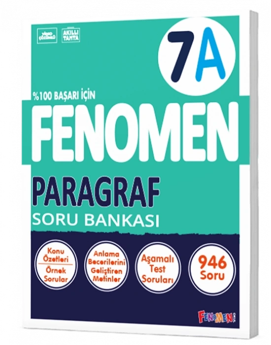 FENOMEN YAYINLARI 7 Paragraf A Soru Bankası