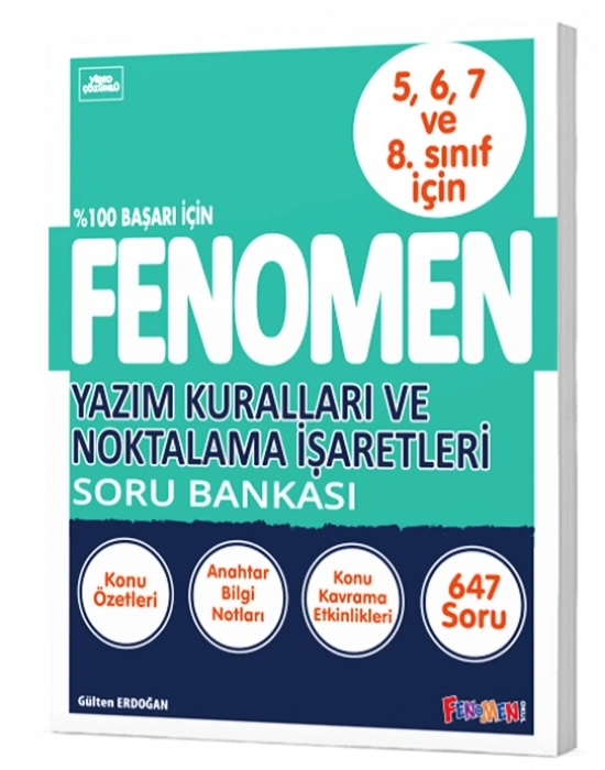 FENOMEN YAYINLARI Yazım Kuralları Ve Noktalama İşaretleri Soru Bankası