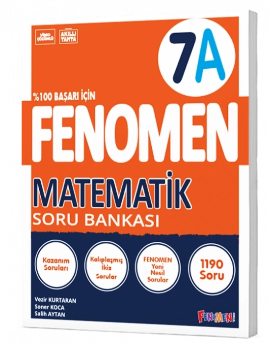 FENOMEN YAYINLARI 7 Matematik A Soru Bankası