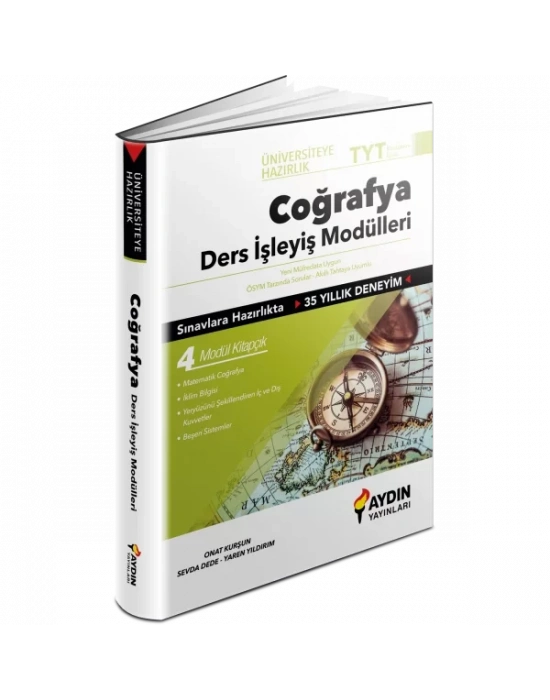 AYDIN YAYINLARI Üniversiteye Hazırlık TYT Coğrafya Ders İşleyiş Modülleri