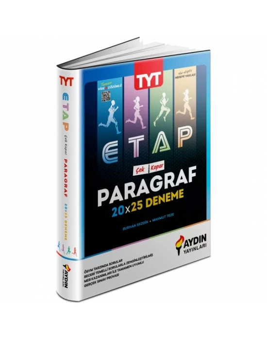 AYDIN YAYINLARI ETAP Paragraf 20 Deneme