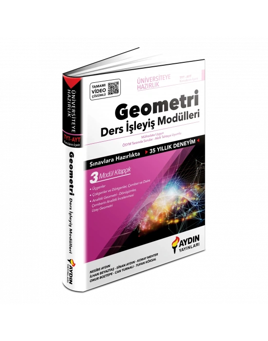 AYDIN YAYINLARI Üniversiteye Hazırlık TYT - AYT Geometri Ders İşleyiş Modülleri