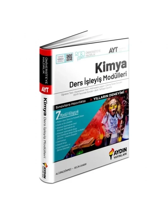 AYDIN YAYINLARI Üniversiteye Hazırlık AYT Kimya Ders İşleyiş Modülleri