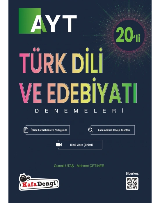 KAFA DENGİ YAYINLARI AYT Edebiyat Branş Denemesi(20li) (Tümü Video Çözümlü)