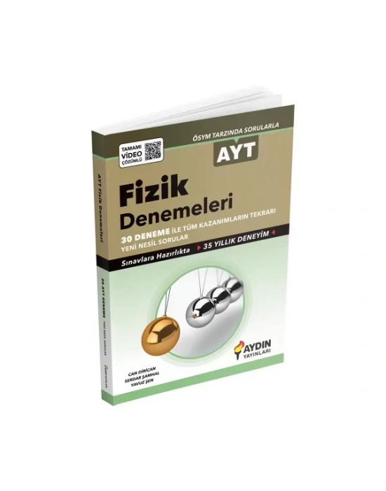 AYDIN YAYINLARI AYT Fizik 30 Deneme