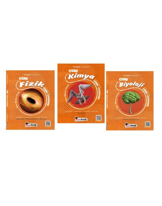 KAFA DENGİ YAYINLARI AYT Fizik + Kimya + Biyoloji Soru Bankası | Süper Öğreten Sistem
