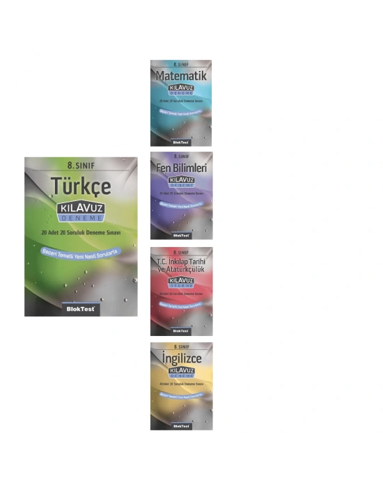 BLOKTEST YAYINLARI TÜM DERSLER KLAVUZ DENEME