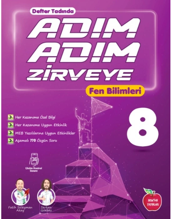 NEWTON YAYINLARI 8.SINIF ADIM ADIM ZİRVEYE FEN BİLİMLERİ SORU BANKASI