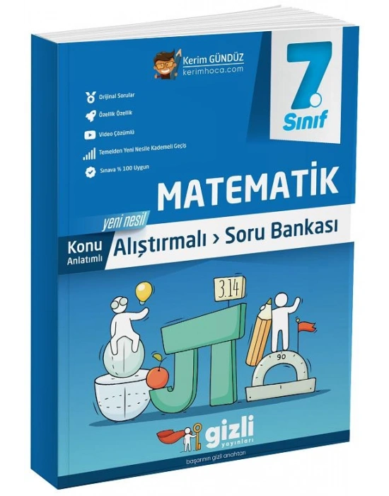 Gizli Yayınları 7. Sınıf Matematik Konu Anlatımlı Soru Bankası