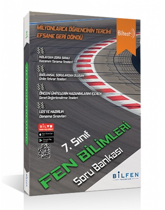BİLFEN YAYINCILIK 7. SINIF BİLTEST FEN BİLİMLERİ SORU BANKASI
