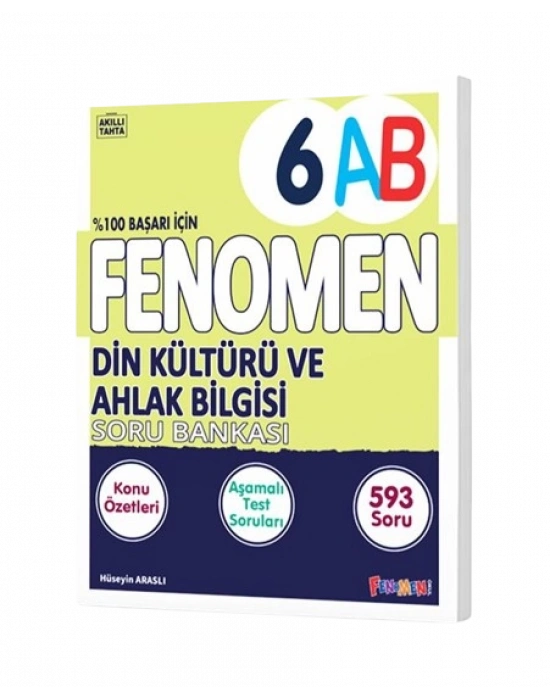 FENOMEN YAYINLARI 6 Din Kültürü Ve Ahlak Bilgisi A-B Soru Bankası