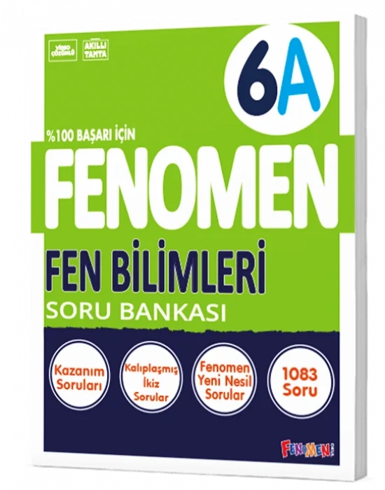 FENOMEN YAYINLARI 6 Fen Bilimleri A Soru Bankası
