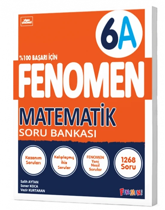 FENOMEN YAYINLARI 6 Matematik A Soru Bankası