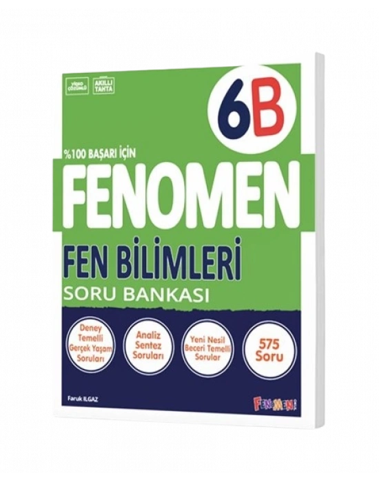 FENOMEN YAYINLARI 6 Fen Bilimleri B Soru Bankası