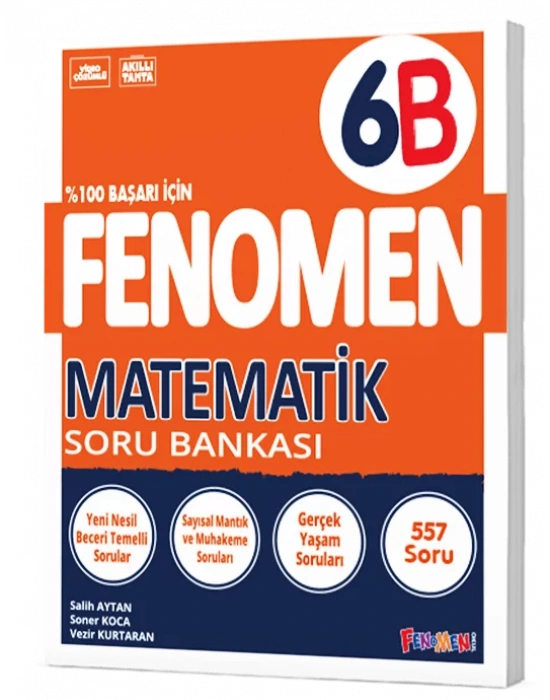 FENOMEN YAYINLARI 6 Matematik B Soru Bankası