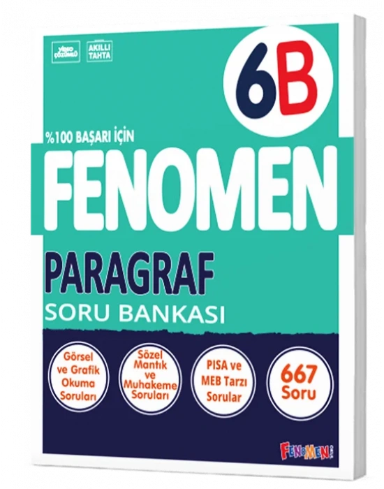 FENOMEN YAYINLARI 6 Paragraf B Soru Bankası