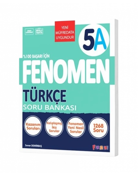 FENOMEN YAYINLARI 5 Türkçe A Soru Bankası