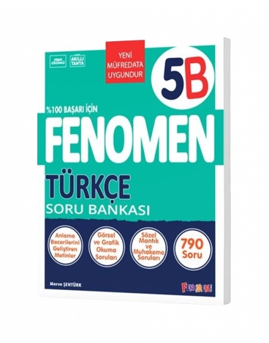 FENOMEN YAYINLARI 5 Türkçe B Soru Bankası
