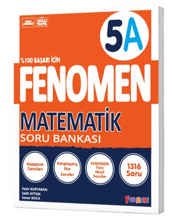 FENOMEN YAYINLARI 5 Matematik A Soru Bankası