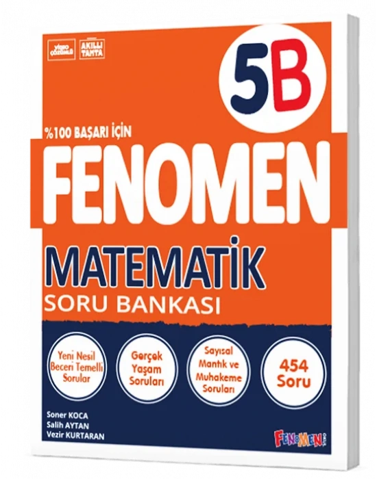 FENOMEN YAYINLARI 5 Matematik B Soru Bankası