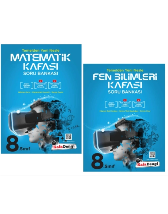 KAFA DENGİ YAYINLARI 8. Sınıf Matematik + Fen Bilimleri Kafası Soru Bankası