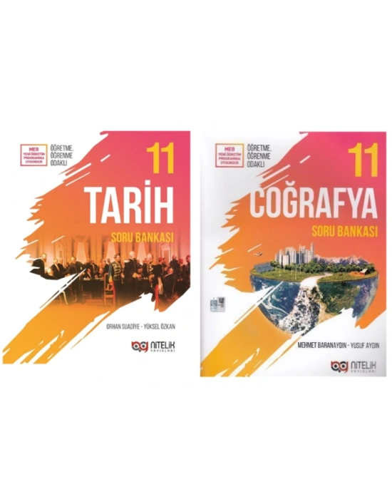 Nitelik Yayınları 11. Sınıf Tarih + Coğrafya Soru Bankası