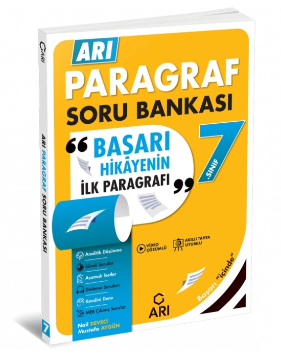 ARI YAYINCILIK 7. Sınıf Arı Paragraf Soru Bankası