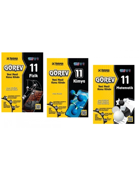 ARMADA 11.Sınıf Görev Fizik + Kimya + Matematik Yeni Nesil Konu Kitabı