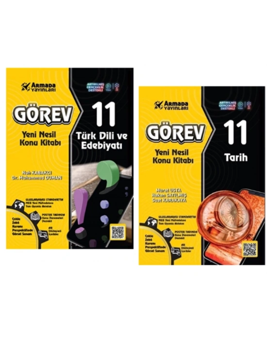 Armada 11.Sınıf Görev Türk Dili Ve Edebiyatı + Tarih Konu Kitabı Yeni Nesil