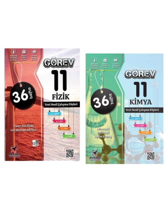 Armada Görev 11. Sınıf Fizik + Kimya Yeni Nesil Çalışma Föyleri