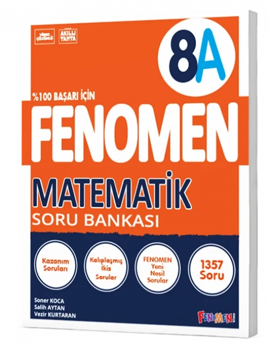 FENOMEN YAYINLARI 8. SINIF Matematik A Soru Bankası
