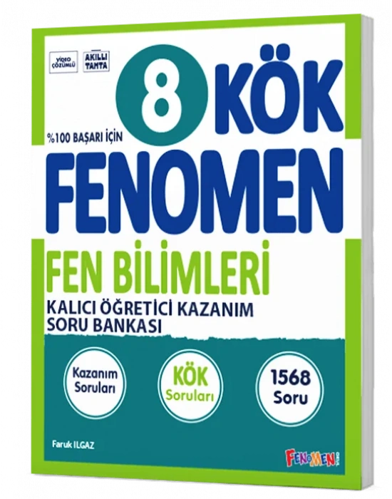 FENOMEN YAYINLARI 8. SINIF Kök Fen Bilimleri Soru Bankası
