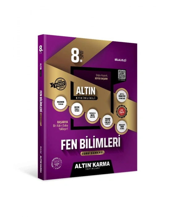 Altın Karma Yayınları 8.Sınıf Fen Bilimleri  Mentör Etkinlikli Soru Bankası