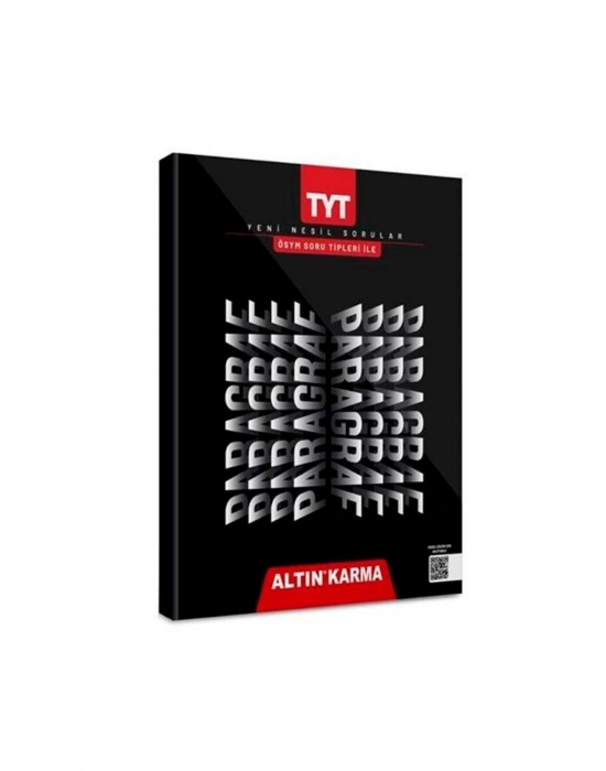 Altın Karma Yayınları  TYT Paragraf Yeni Nesil Soru Bankası