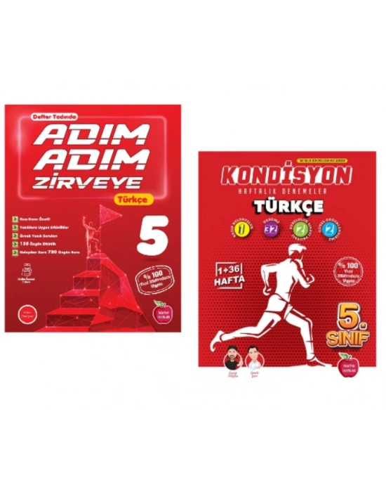 Newton Yayınları 5.Sınıf Adım Adım Zirveye Türkçe + Kondisyon Deneme