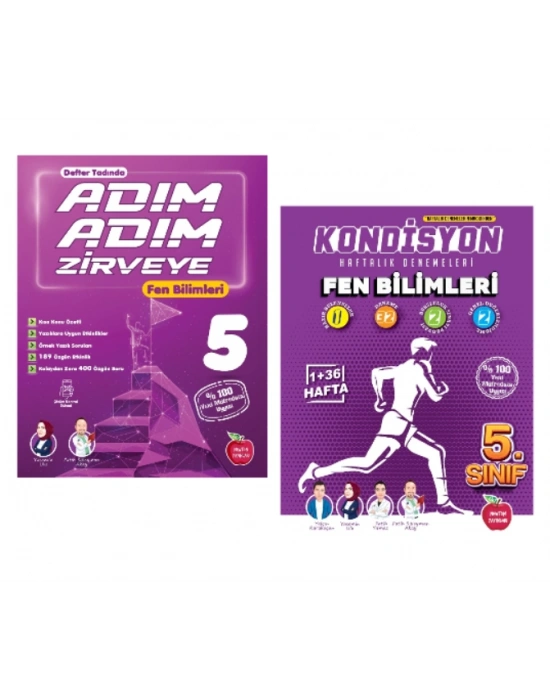 NEWTON YAYINLARI 5.SINIF FEN BİLİMLERİ ADIM ADIM ZİRVEYE ETKİNLİKLİ KONU ANLATIMLI SORU BANKASI+KONDİSYON DENEME 37 HAFTA