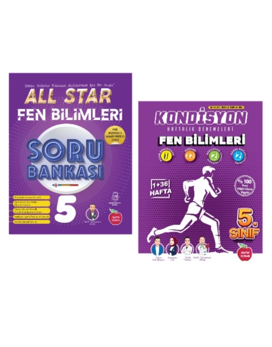 Newton Yayınları 5.sınıf All Star Fen Bilimleri Soru Bankası + Fen Bilimleri Kondisyon Deeneme 37 Hafta