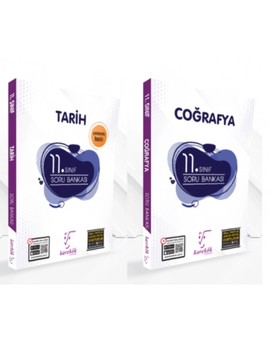 KARE KÖK YAYINLARI 11.SINIF-TARİH-COĞRAFYA SORU BANKASI
