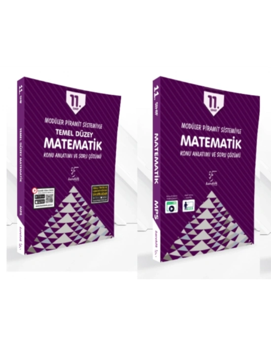 KARE KÖK YAYINLARI 11.SINIF MATEMATİK MPS TEMEL DÜZEY + MATEMATİK MPS