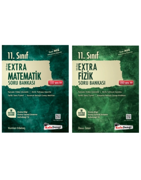 Kafa Dengi Yayınları 11. Sınıf Matematik - Fizik Extra Soru Bankası
