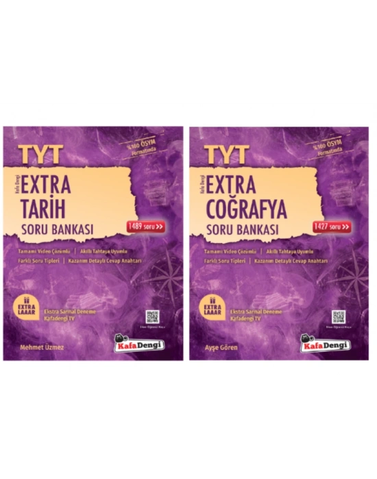 Kafa Dengi Yayınları TYT Tarih - Coğrafya Extra Soru Bankası