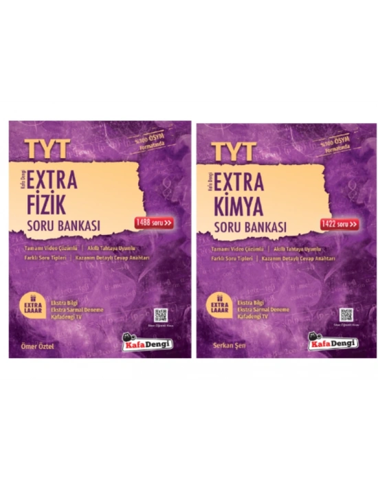 Kafa Dengi Yayınları TYT Fizik - Kimya Extra Soru Bankası